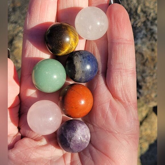 Chakra Spheres set of 7 - Picture 1 of 8